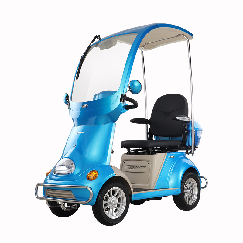 FJ-S600S 4 Wheel Electric Mobility Scooter with Roof - Image 3