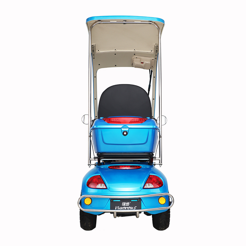 FJ-S600S 4 Wheel Electric Mobility Scooter with Roof - Image 2