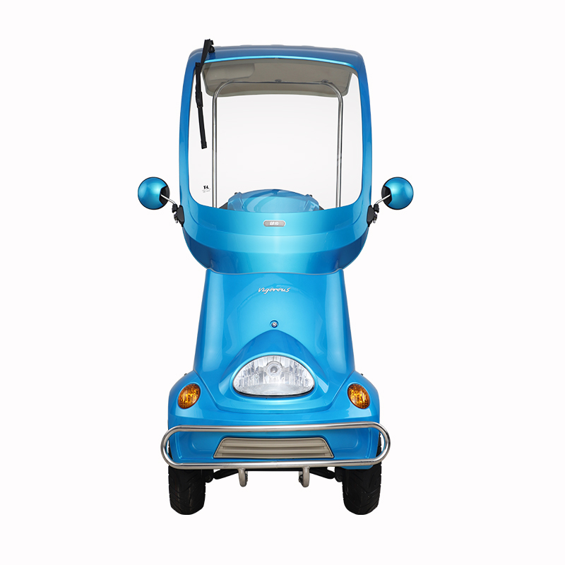 Four-Wheel Electric Mobility Scooter with Canopy