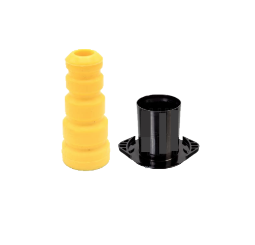 Strut bumper and bellows kit components displayed