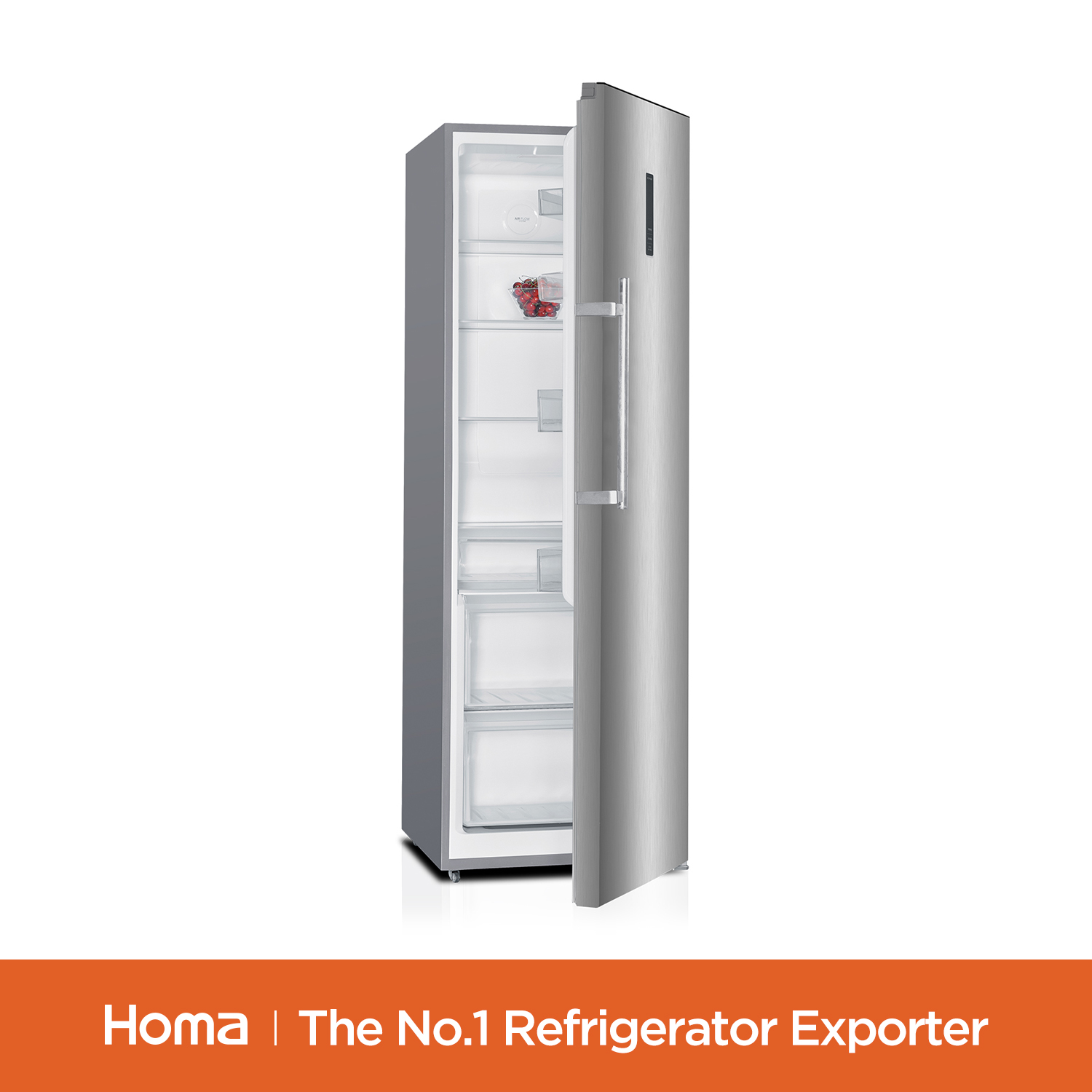 FL1-47 60x185 SINGLE DOOR NO FROST FRIDGE - Image 2