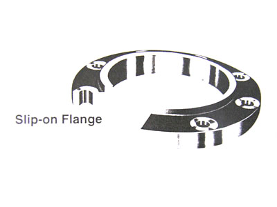 Metallic Slip-On Flange for Piping Systems