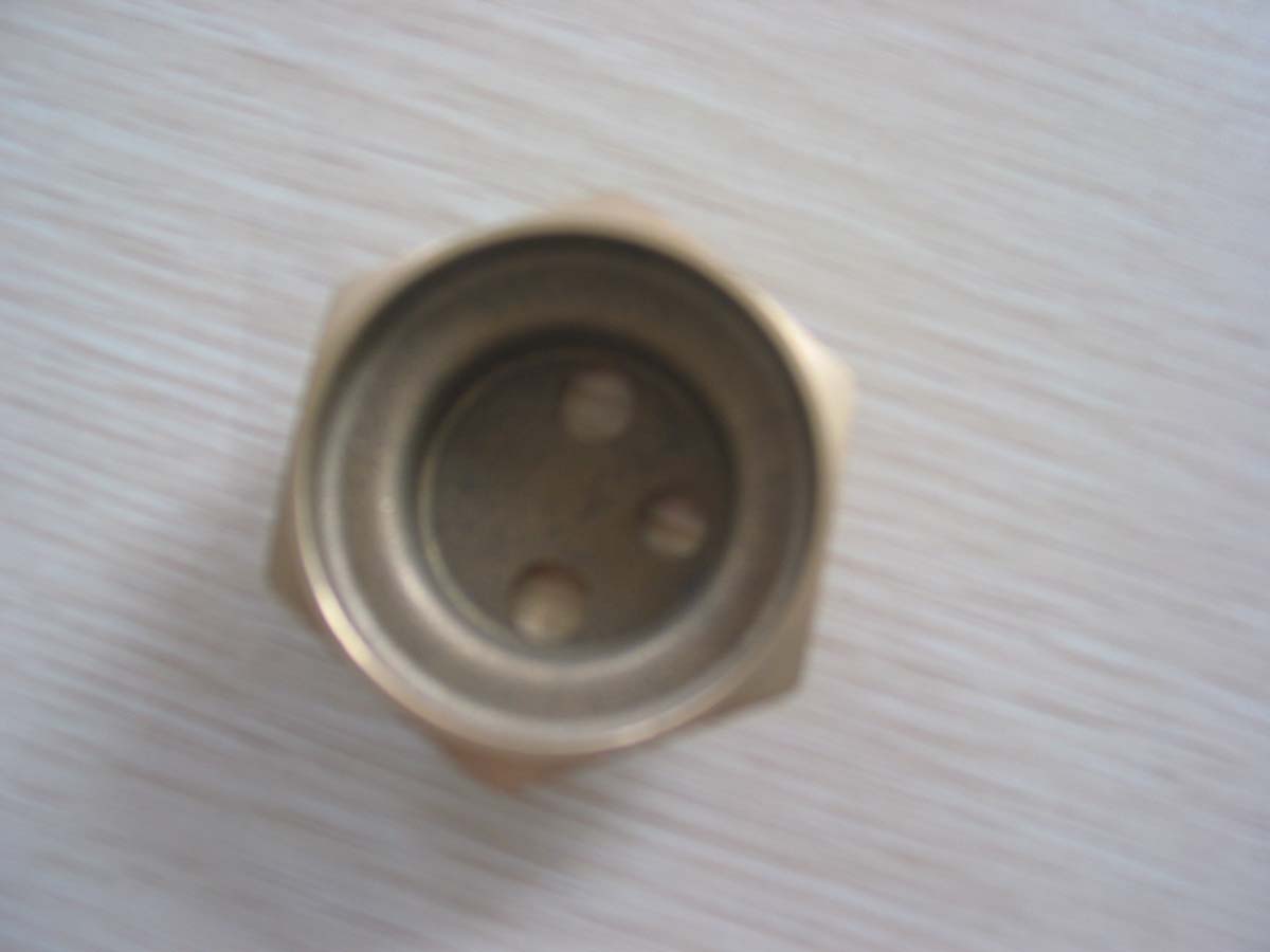 Brass Mounting Flange with Inner Bore