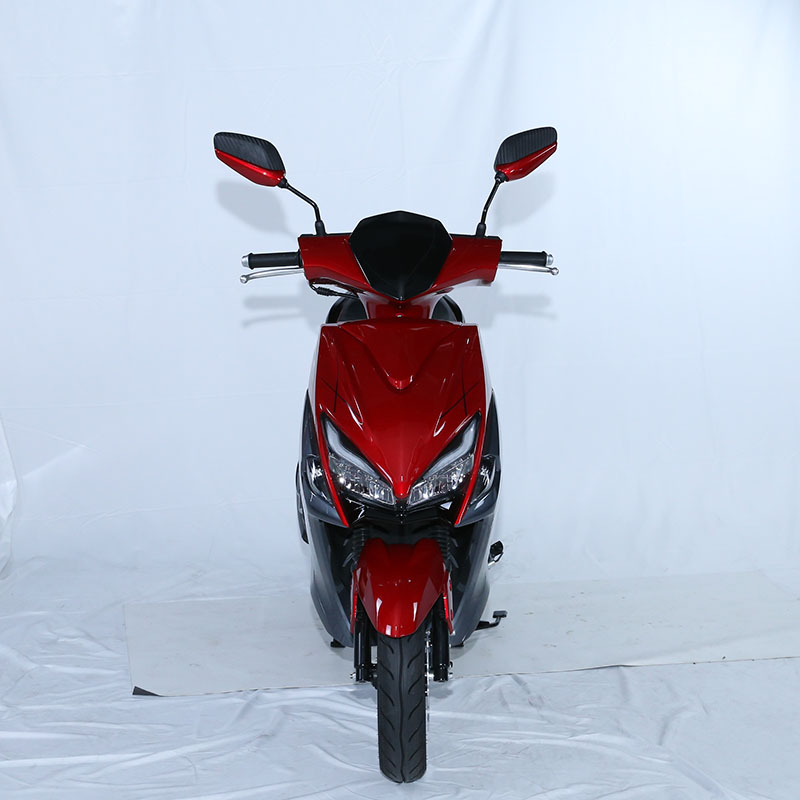 Front angle view of the scooter