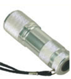 Portable Metal LED Flashlight with Wrist Strap