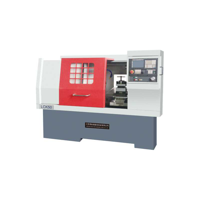 CNC Lathe with Flat Bed and Double Linear Guide