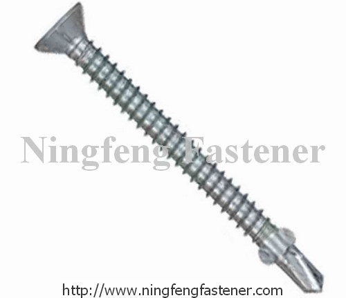 Winged Flat Head Self-Drilling Screw