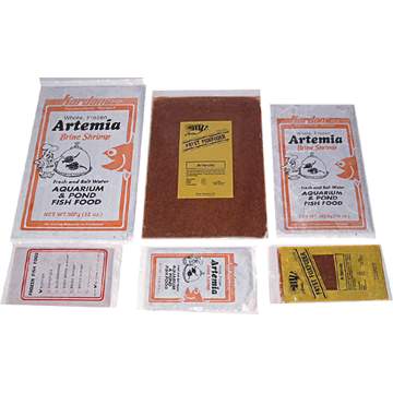 Flat Pack Frozen Fish Food for Aquariums and Ponds