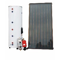 Flat Panel Solar Water Heating System