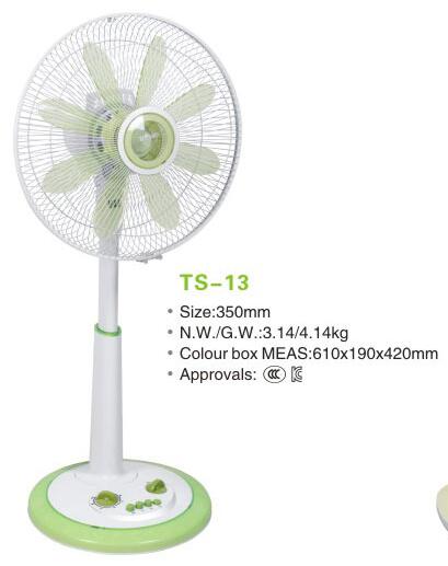 Adjustable Height Oscillating Floor Fan