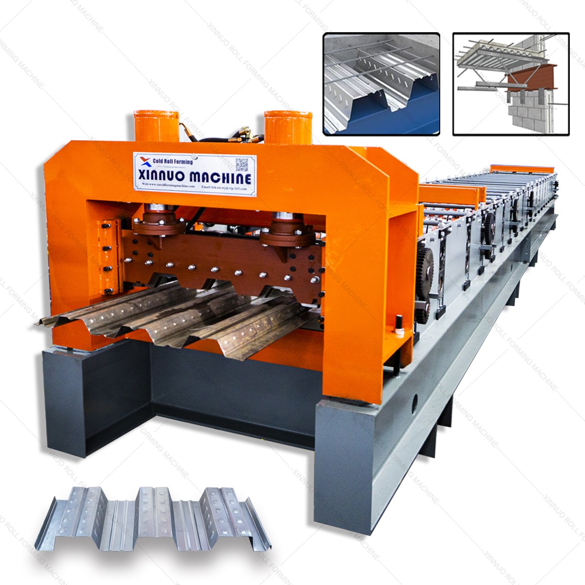 Metal Floor Decking Tile Making Machine