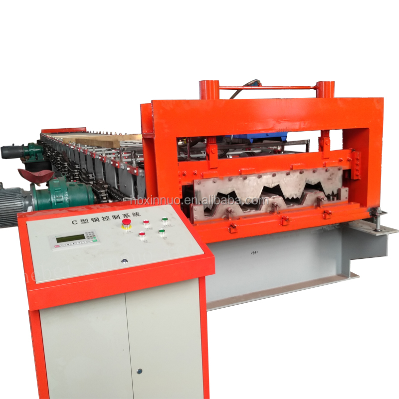 Close up of the rolling mill control panel and forming section