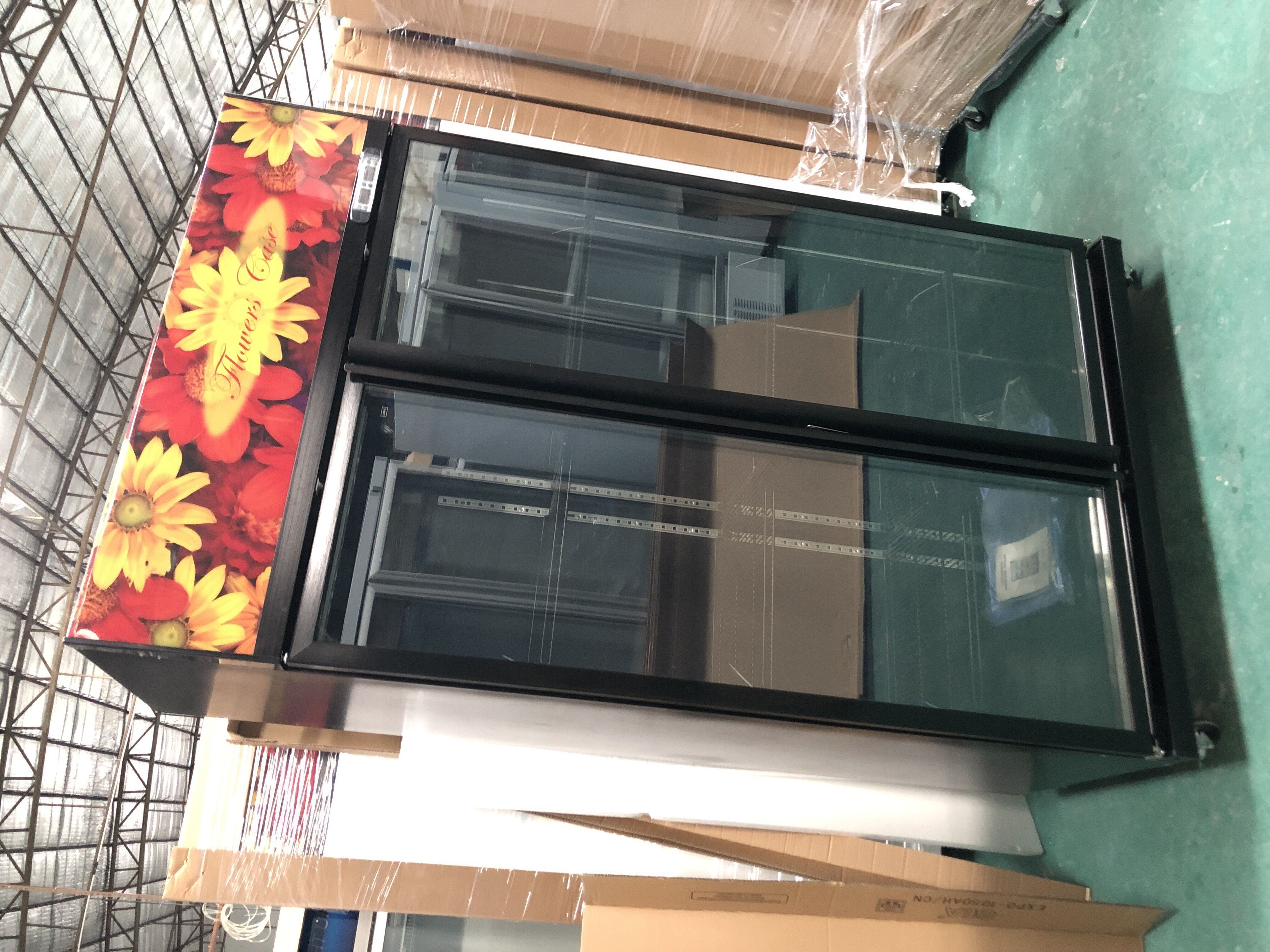 Commercial Fan-Cooled Flower Display Refrigerator