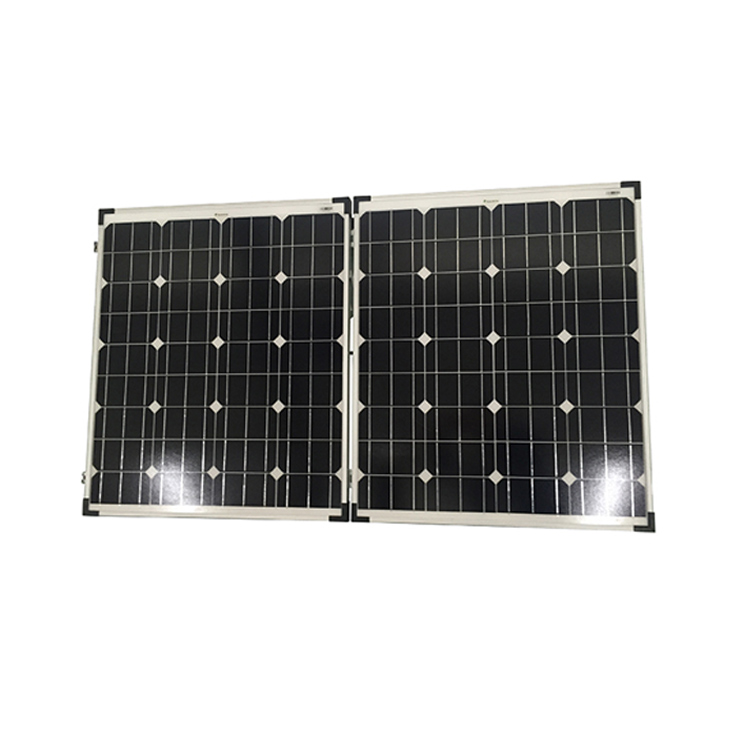 Folded fabric solar panel kit easy carry for camping - Image 2