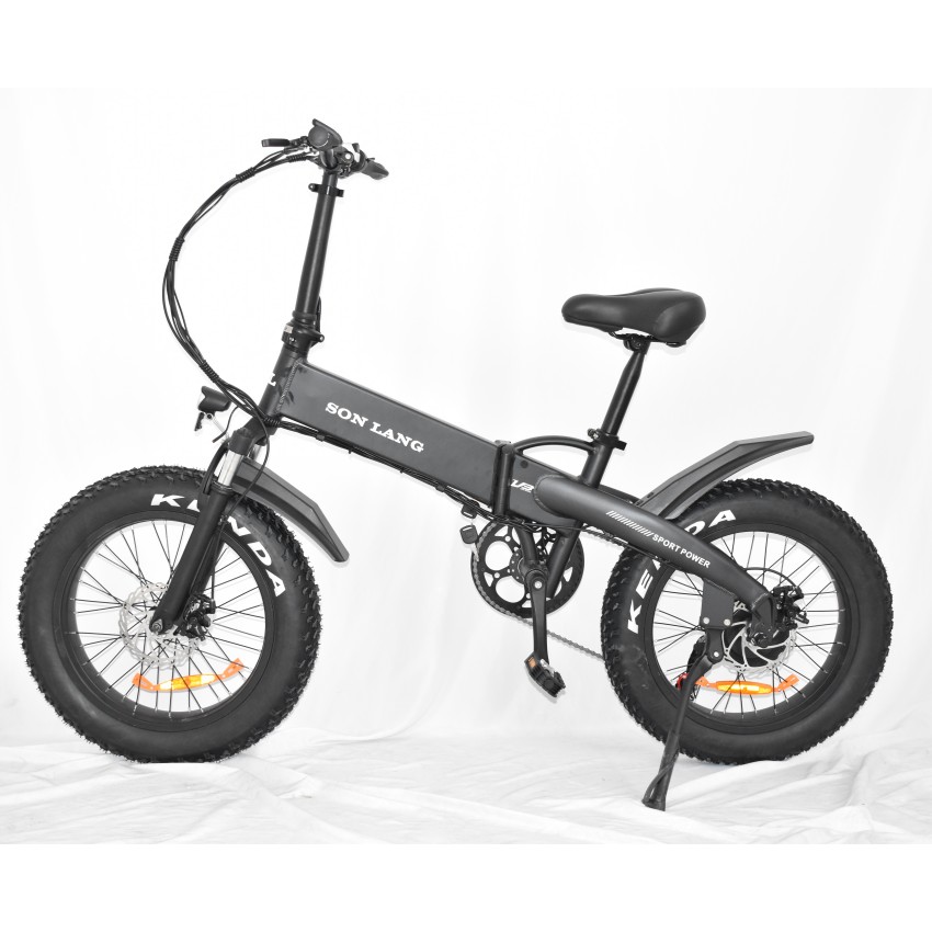 Folding Electric Bicycle with Fat Tires