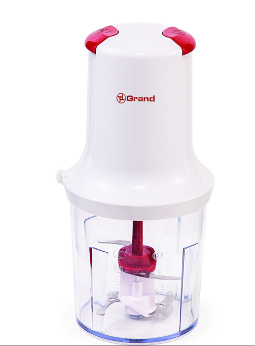 Electric Food Chopper B31 with transparent measuring bowl and stainless steel blades
