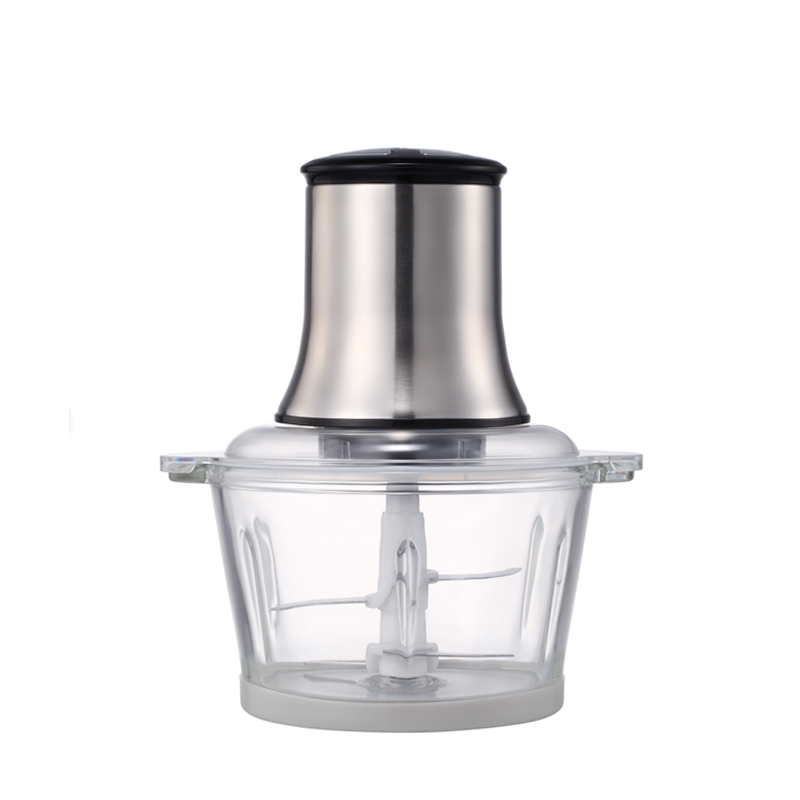Compact Food Chopper with Glass Bowl