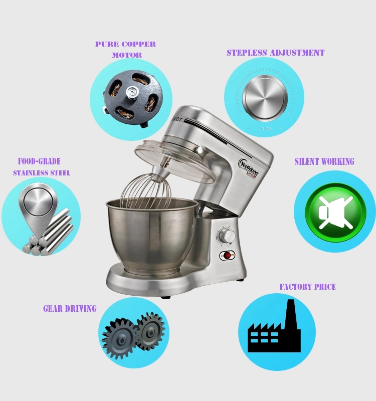Food Mixer with Stainless Steel Bowl