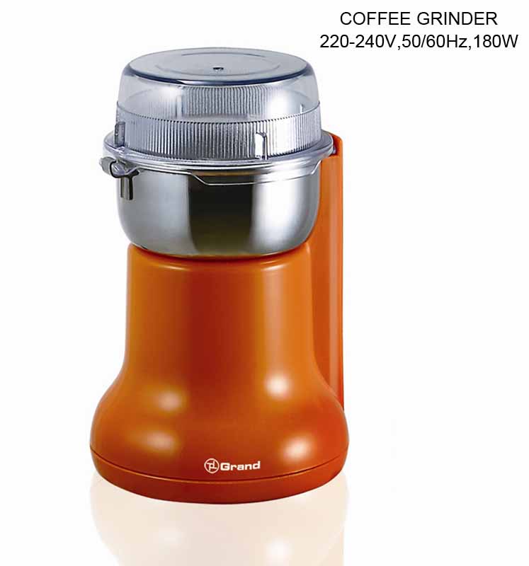 Electric Coffee Bean Grinder with Stainless Steel Bowl