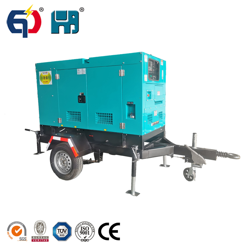 Four-stroke silent type genset with trailer - Image 3