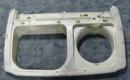 Plastic Frame Mould with Rectangular and Circular Openings