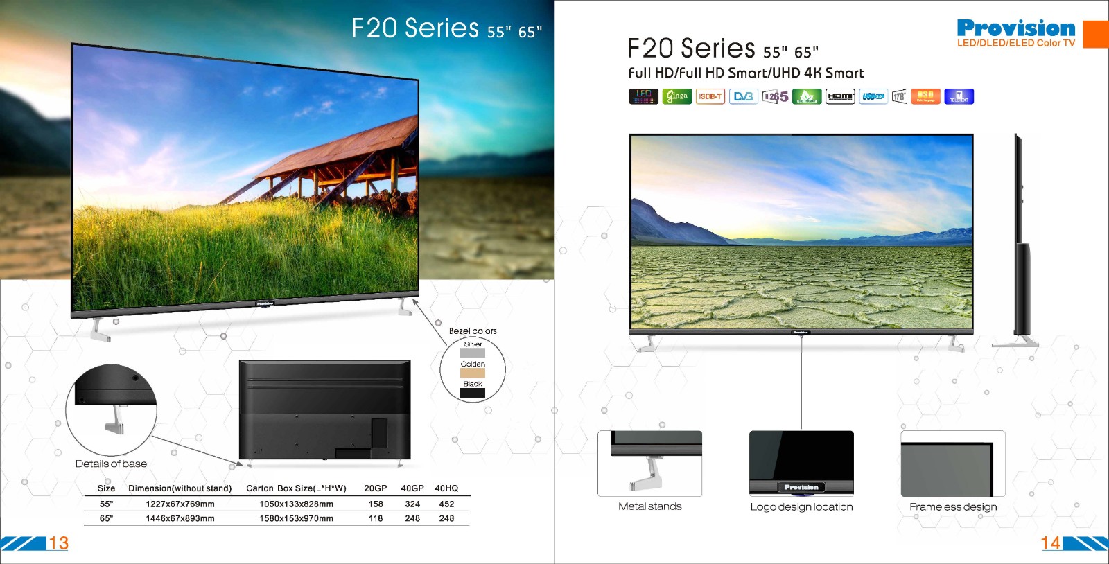 Frameless 4K UHD LED Television