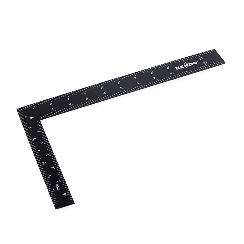 Framing Square with Metric and Imperial Graduations