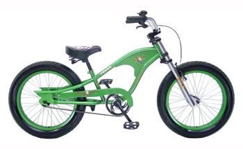 Green Children's Chopper Bicycle