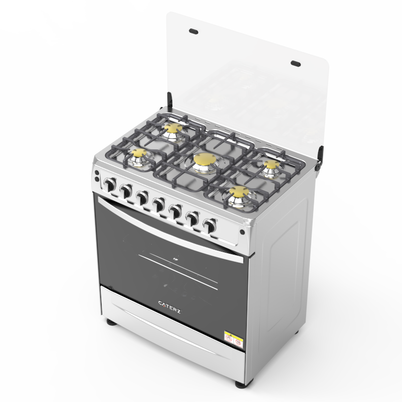 Freestanding Gas Range with Multiple Burners