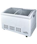 Glass Top Chest Freezer