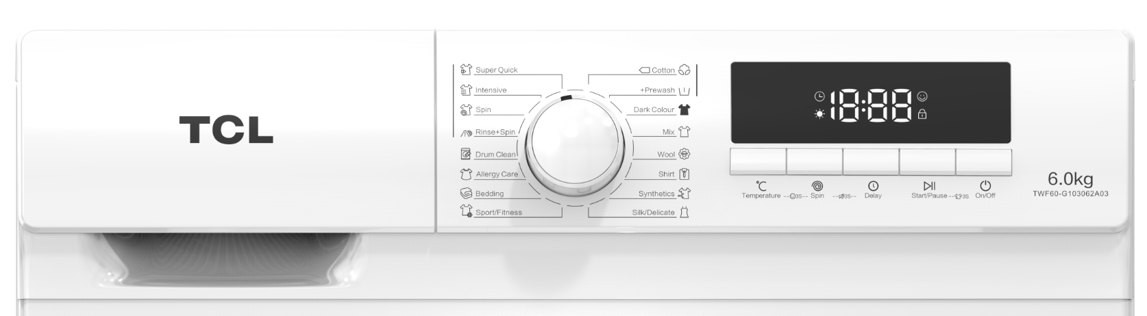 6.0kg Capacity Front-Loading Washing Machine