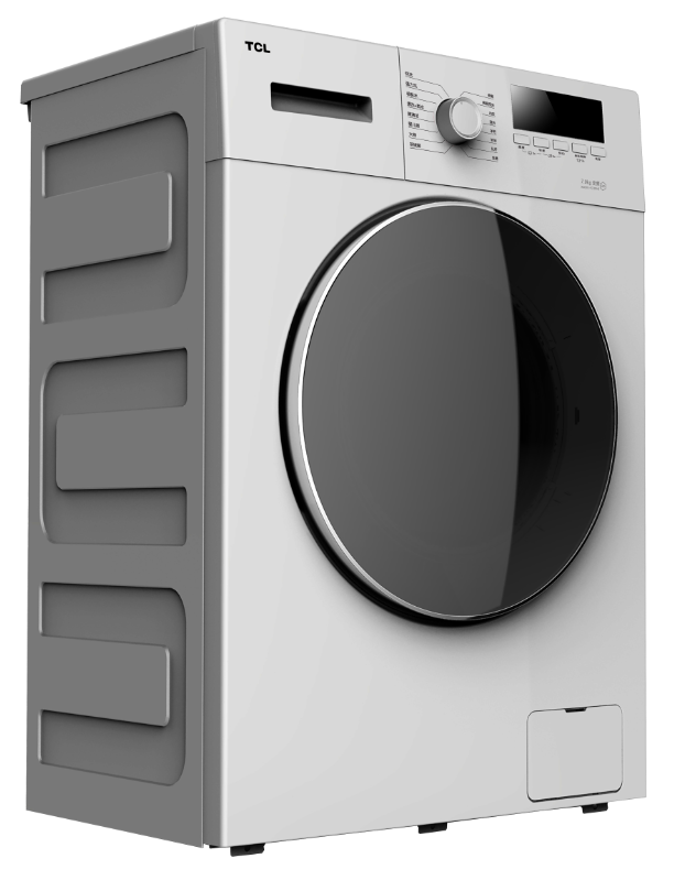 Front-Loading Washing Machine with Multiple Wash Cycles