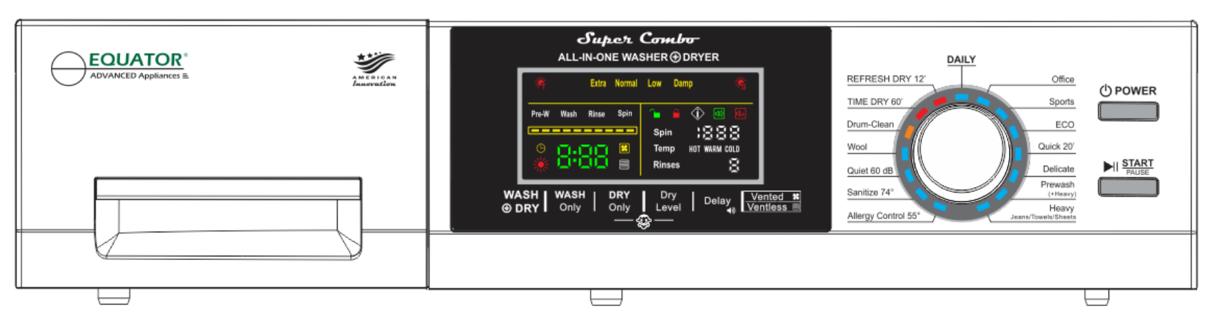 All-in-One Washer Dryer Combo