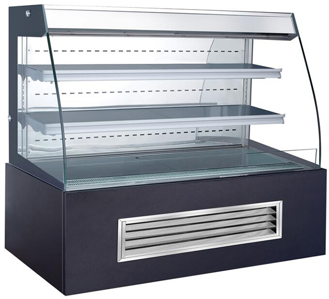 Front Open Cake Showcase Sandwich Cooler with Wind Curtain - Image 2