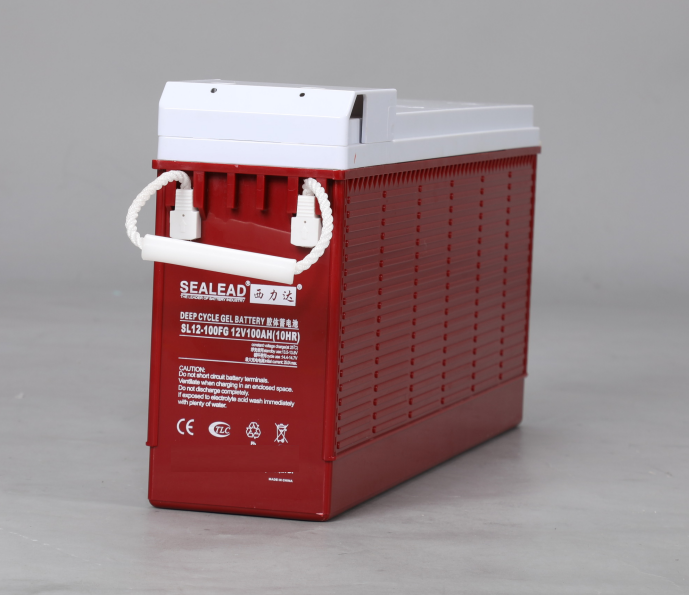 Front termial deep Cycel Gel Solar battery12V200AhF - Image 2