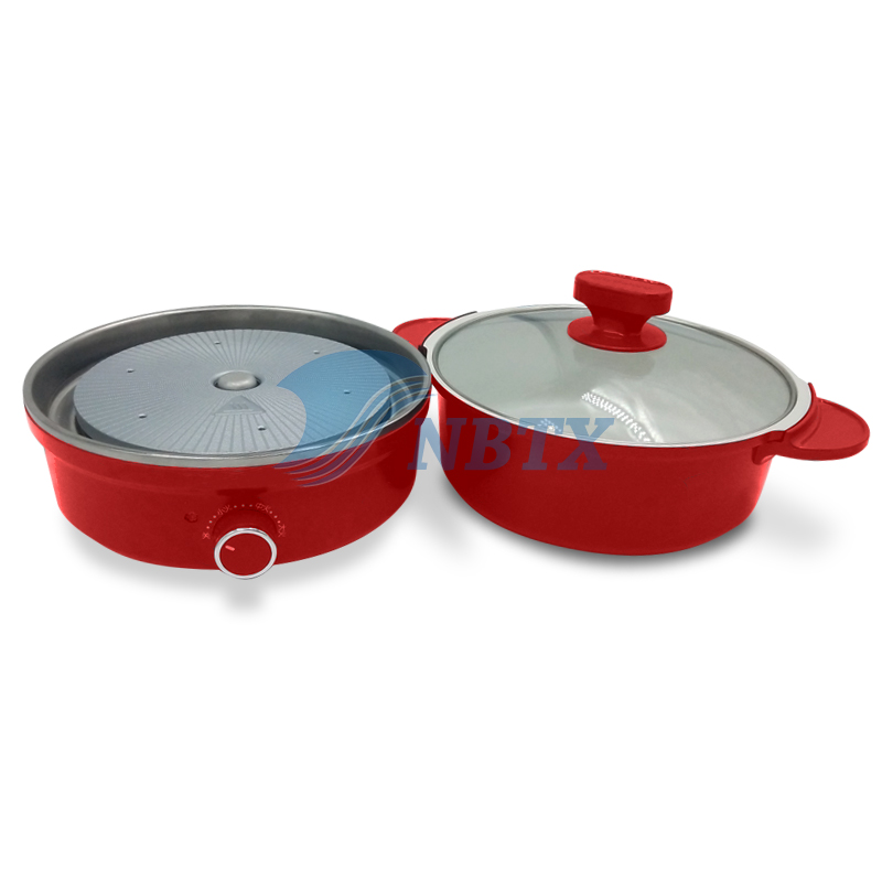 Multi-Section Electric Breakfast Griddle