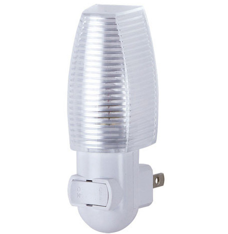 Indoor LED Night Light with Ribbed Cover