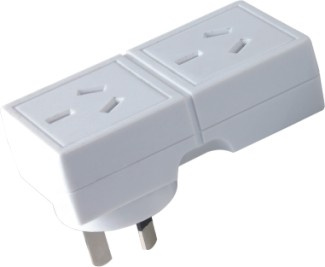 Double Outlet Adapter Plug