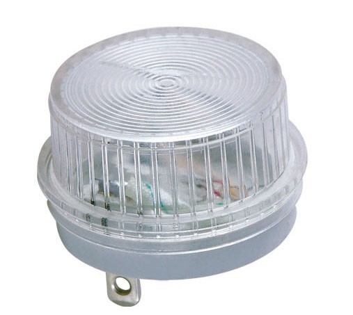 LED Indicator Light with Ribbed Lens