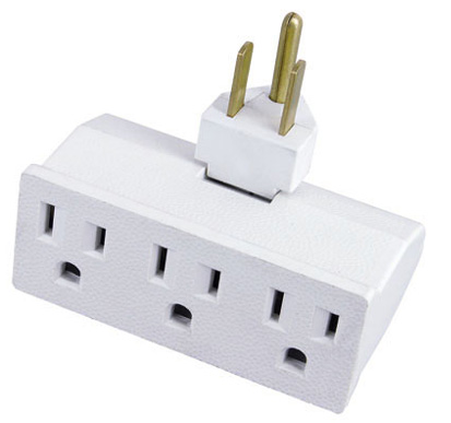 Three-Outlet Wall Adapter