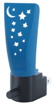 Crescent Moon and Star Night Light