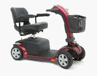 Four-Wheel Mobility Scooter with Adjustable Armrests