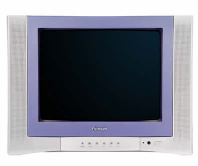 14-Inch Color CRT Television with Stereo Speakers
