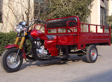Three-Wheeled Cargo Motorcycle