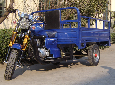 Heavy-Duty Three-Wheeled Cargo Motorcycle