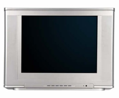 CRT Television with Flat Screen