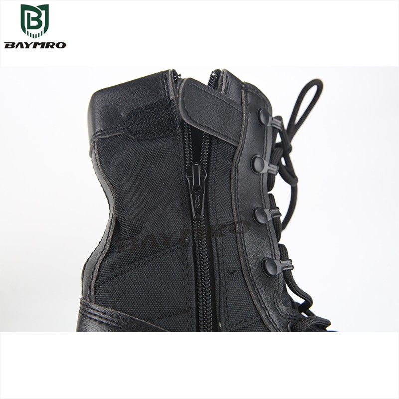 Tactical Boot with Side Zipper