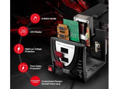 Digital Display Voltage Stabilizer for Home Appliances