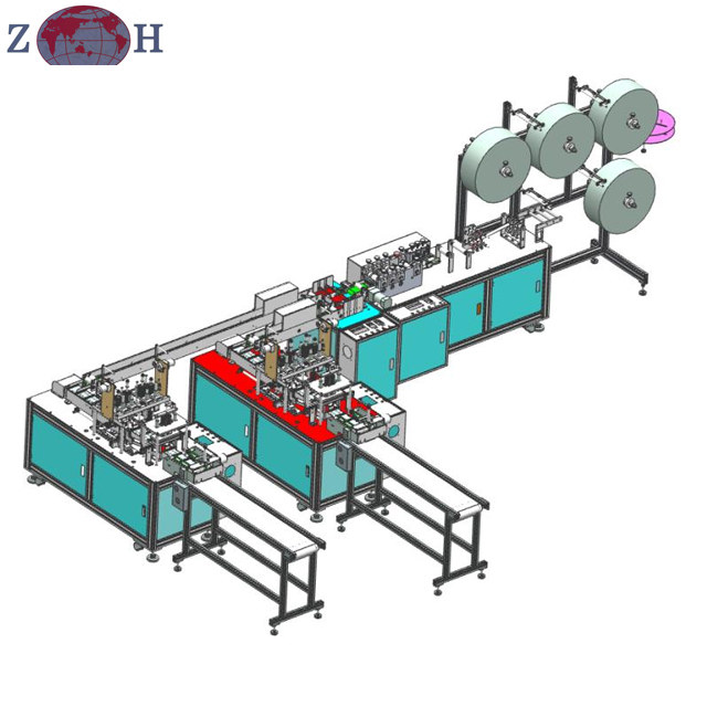 Full automatic medical mask making and welding machine - Image 2