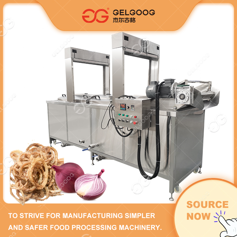 Automated Onion Ring Frying Line